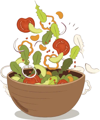 Fresh salad bowl